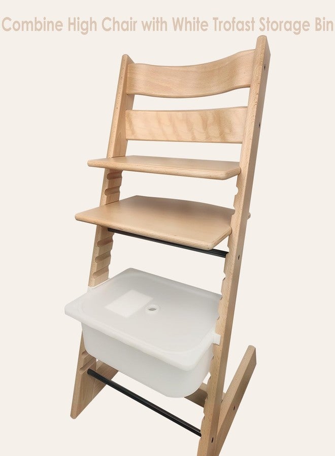 MITCHENIFY Trofast Adapters Compatible with Stokke Tripp Trapp High Chair and Trofast Plastic & Mesh Storage Bins, Accessories for Stokke Tripp Trapp High Chair, 2 Packs - Image 3